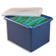 Rubbermaid File Tote for Fold 'N Roll System, Blue