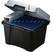 Rubbermaid Roughneck File Box with Extra-Capacity Lid