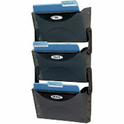 Rubbermaid Ultra Hot 3-Pocket Wall File System, Legal-Size