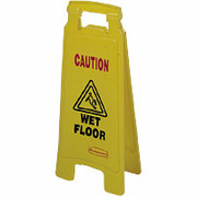 Rubbermaid® "Caution" Wet Floor Sign