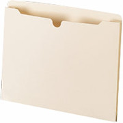 SJ Paper Manila File Jackets, 2" Expansion, Legal Size, 50/Box