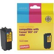 STAPLES Color Ink Cartridge Compatible with Canon BCI-24