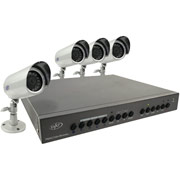 SVAT CV0204DVR - Web Ready DVR System w/ 4 Outdoor Nightvision Cameras and 80GB HDD