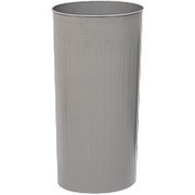 Safco 20-Gallon Round Wastebasket,  Charcoal