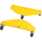 Safco Cabinet Mover, 2 Steel Frame Dollies, 1000-lb. Capacity/Pair
