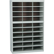 Safco Metal E-Z Stor Project Centers, Gray, 30 Compartments