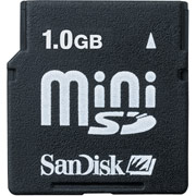 SanDisk 1GB miniSD Card