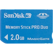 SanDisk 2GB Memory Stick Pro Duo