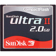 SanDisk 2GB Ultra II CompactFlash (CF) Card