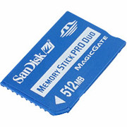 SanDisk 512MB Memory Stick Pro Duo
