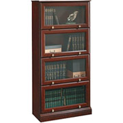 Sauder Roanoke Barrister Bookcase, Classic Cherry Finish