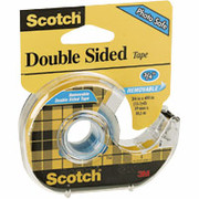 Scotch Removable Double Sided Tape with Dispenser, 3/4" x 400"