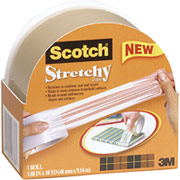 Scotch Stretchy Tape Refill Roll, 1.88" x 30 Yards