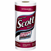 Scott Paper Towel Rolls, 1-Ply