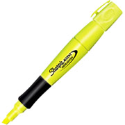 Sharpie Accent Grip Highlighter, Fluorescent Yellow, Dozen