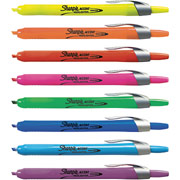 Sharpie Accent Retractable Pocket Highlighters, Assorted, 8 Pack