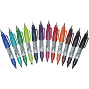 Sharpie Mini Fine Point Permanent Markers, Assorted, 12/Pack