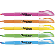 Sharpie Pocket-Style Accent Highlighters, Assorted, 5 Pack