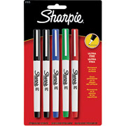 Sharpie Ultra Fine Point Permanent Markers, Assorted, 5 Pack