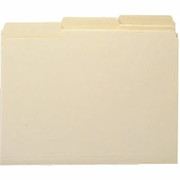 Smead 100% Recycled Acid Free Top Tab Folders, Letter, 100/Box