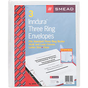 Smead 3-Ring Poly Envelopes, Letter Size, 3/Pack