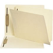 Smead Anti-microbial End Tab Fastener Folders, Letter, 50/Box