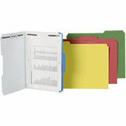 Smead Colored Fastener Folders, Letter, Assorted, 50/Box
