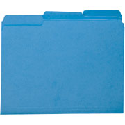 Smead Colored Interior File Folders, Letter, Sky Blue, 100/Box