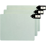 Smead End-Tab Pressboard File Guides with Horizontal Metal Tabs, A-Z Tabs, Letter Size