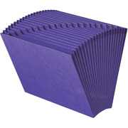 Smead Expanding File, Open Top, A-Z Index, 12 x 10, Purple, Each