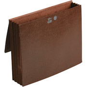 Smead Leather-Like Expanding Wallets w/ Elastic and Tyvek Gusset, Letter, 3 1/2" Expansion, Each