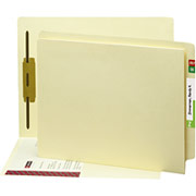 Smead Manila End Tab Pocket Folders w/ Fastener, Letter, 50/Box