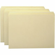 Smead Manila File Folders, Single Top, Letter, Straight-Cut