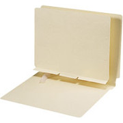 Smead Plain Self-Adhesive Folder Dividers, 100/Box
