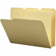 Smead Poly Manila File Folders, Letter, 3 Tab, 12/Pack