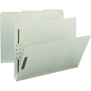 Smead Pressboard Fastener Folders, Letter, 3 Tab, 1" Expansion, 25/Box