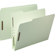 Smead Pressboard Fastener Folders, Letter, 3 Tab, 2" Expansion, 25/Box