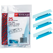 Smead Vinyl Index Tabs For Hanging File Folders, 3 Tab, Blue