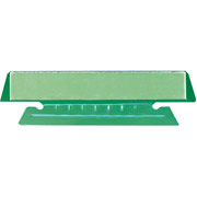 Smead Vinyl Index Tabs For Hanging File Folders, 3 Tab, Green