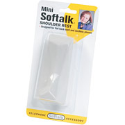 Softalk Mini Softalk Telephone Shoulder Rest, Pearl Gray