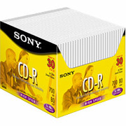 Sony 30/Pack 700MB CD-R, Slim Jewel Cases