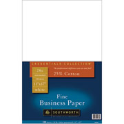 Southworth Fine Business Paper, 24 lb., 11" x 17", White
