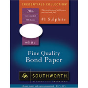 Southworth Quality Bond Paper, 8 1/2" x 11", White