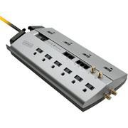 Staples 10 Outlet/3600 Joule Audio/Video, Computer & Peripheral Surge Protector