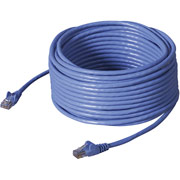Staples 100' CAT 5e Plus Snagless Networking Cable, Blue