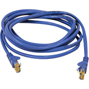 Staples 14' CAT 5e Snagless Networking Cable, Blue