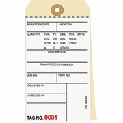 Staples 2 Part Carbonless Numbered Inventory Tags: 1,500-1,999