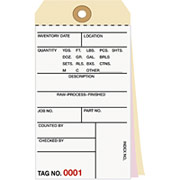 Staples 3 Part Carbonless Numbered Inventory Tags: 1,000-1,499