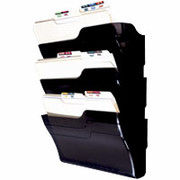 Staples 3-Pocket Executive Wall File Starter Set, Letter-Size