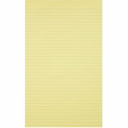 Staples, 8-1/2" x 14", Canary, Glue Top Writing Pad, Wide Ruled